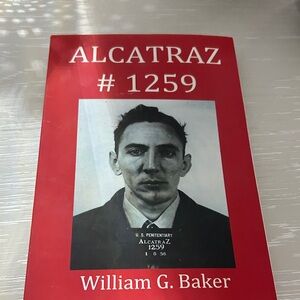 Red Alcatraz Book by William G. Baker, Signed by author, EUC, paperback